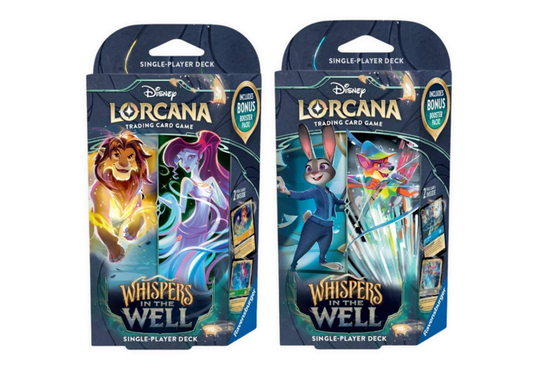 Disney Lorcana - Whispers in the Well -  Starter Decks Set 2 Stk EN