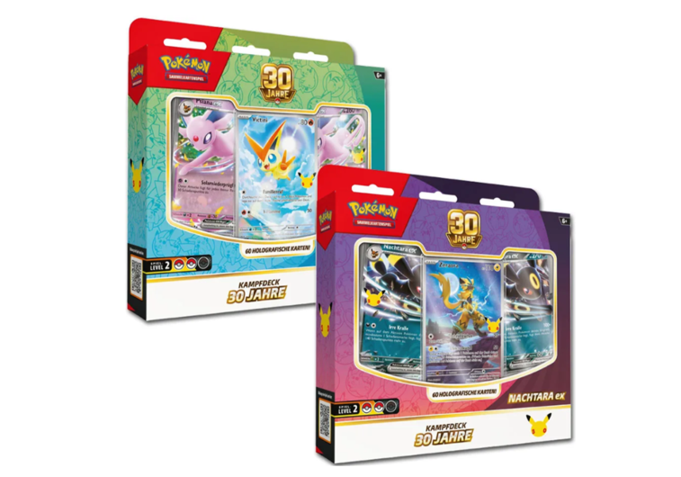 Pokémon - 30 Jahre - Kampf-Deck (Psiana EX, Nachtara EX) -DE- zufällige Auswahl