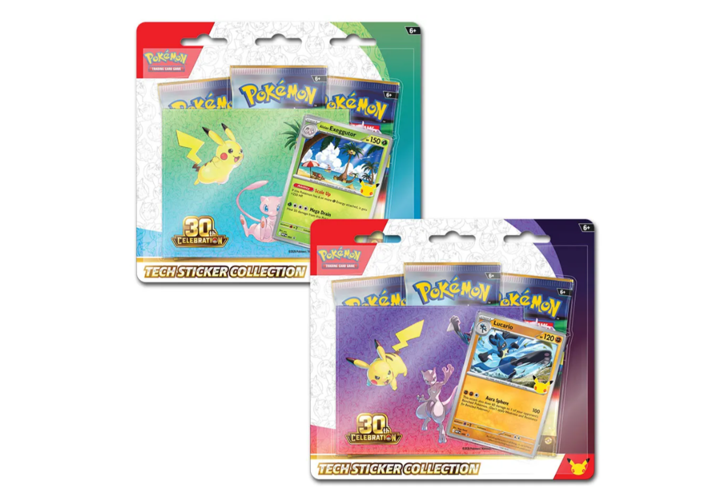 Pokémon - 30th Celebration - Tech Sticker Collection EN (1 St. zufällige Auswahl)