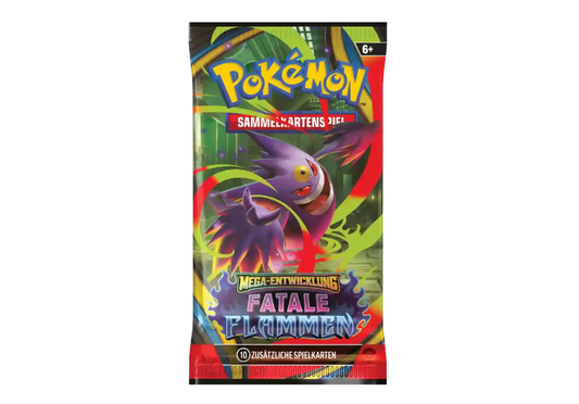 Pokémon - Mega Entwicklung - Fatale Flammen Booster Pack DE