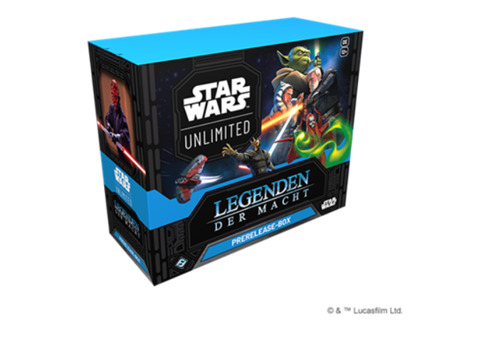 Star Wars: Unlimited - Legenden der Macht - Prerelease Box DE