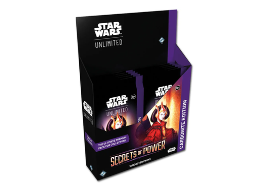 Star Wars: Unlimited - Secrets of Power - Carbonite Booster Display (12 Booster) EN