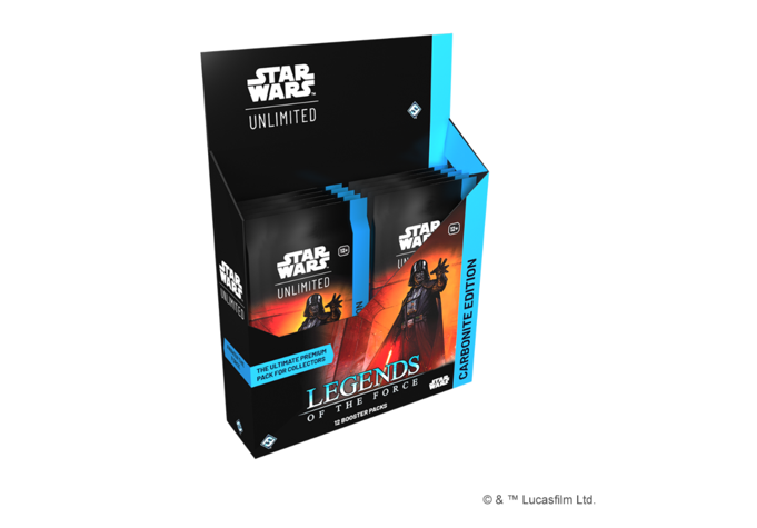 Star Wars: Unlimited - Legends of the Force - Carbonite Booster Display (12 Booster) EN