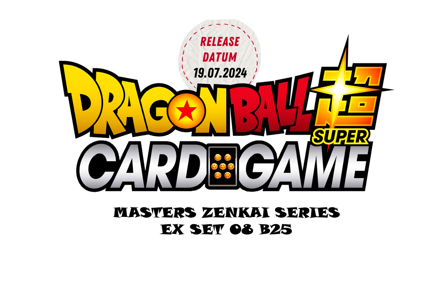 Dragon Ball Super Card Game - Masters Zenkai Series EX Set 08 B25 - Booster Display (24 Packs) EN