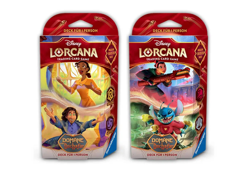 Disney Lorcana - Domäne von Dschafar - Starter Decks Set 2 Stk DE