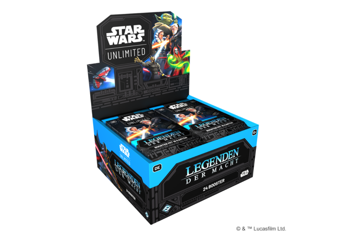 Star Wars: Unlimited - Legenden der Macht - Booster Display (24 Booster) DE