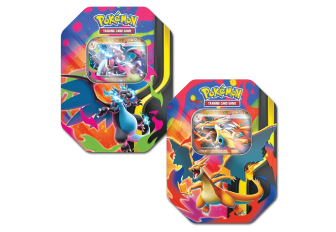 Pokémon - EX Box Tin - Mega Charizard EX / Mega Charizard Y EX (zufällige Auswahl) EN