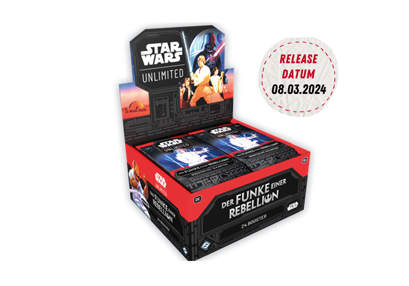 Star Wars: Unlimited - Der Funke einer Rebellion - Booster Display (24 Booster) DE