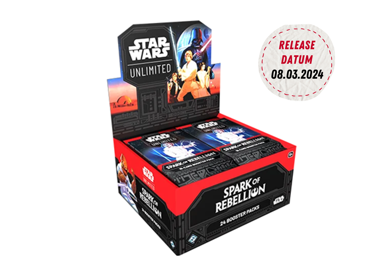 Star Wars: Unlimited - Spark of Rebellion - Booster Display (24 Booster) EN