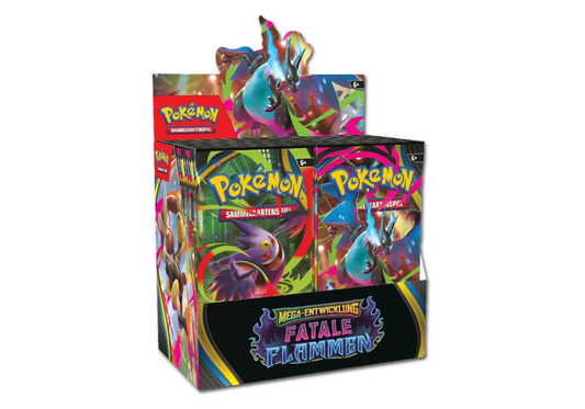 Pokémon - Mega Entwicklung - Fatale Flammen Booster Display (36 Packs) DE
