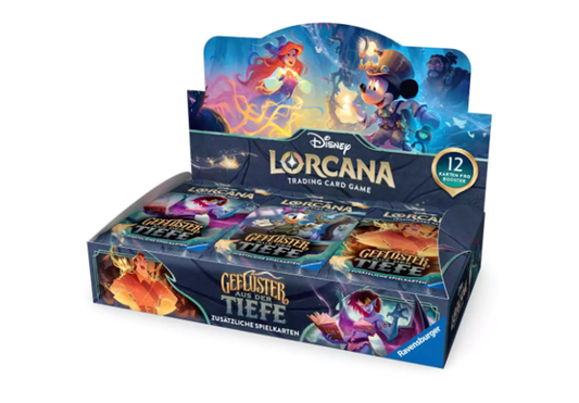 Disney Lorcana - Geflüster aus der Tiefe - Booster Display (24 Packs) DE