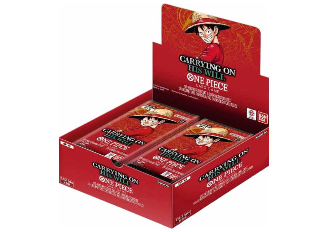 One Piece - Carrying on his Will OP13 - Booster Display (24 Packs) EN