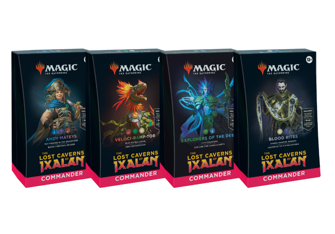 Magic the Gathering - The Lost Caverns of Ixalan - Commander Deck Set 4-Stück EN