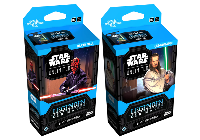 Star Wars: Unlimited - Legenden der Macht - Spotlight Starter Deck Set (2 Decks) DE