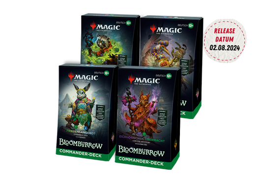 Magic the Gathering - Bloomburrow - Commander Deck Set (4 Decks) DE