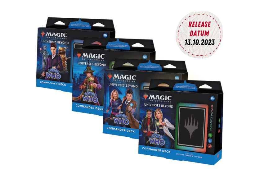Magic the Gathering - Doctor Who - Commander Deck Set (4 Decks) DE