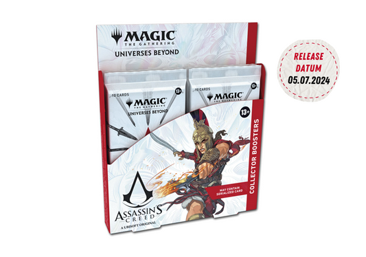 Magic the Gathering - Assassin's Creed - Collector's Booster Display (12 Packs) EN