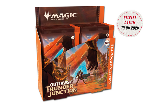 Magic the Gathering - Outlaws of Thunder Junction - Collector's-Booster Display (12 Packs) EN