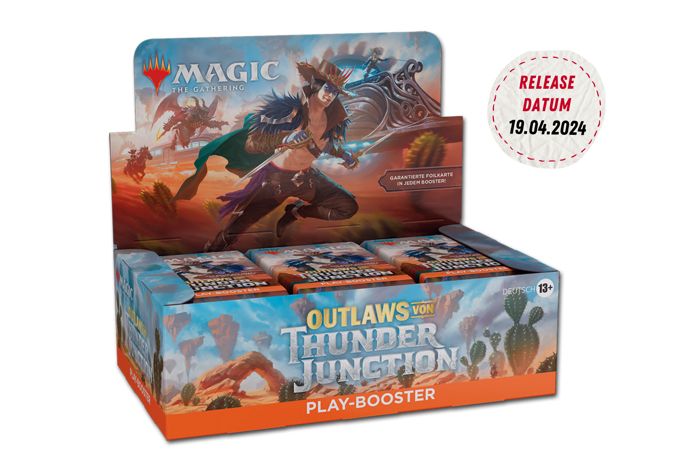 Magic the Gathering - Outlaws von Thunder Junction - Play Booster Display (36 Packs) DE