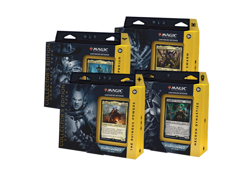 Magic the Gathering - Universes Beyond - Warhammer 40,000 Collector's Edition Commander Deck Set (4 Decks) EN