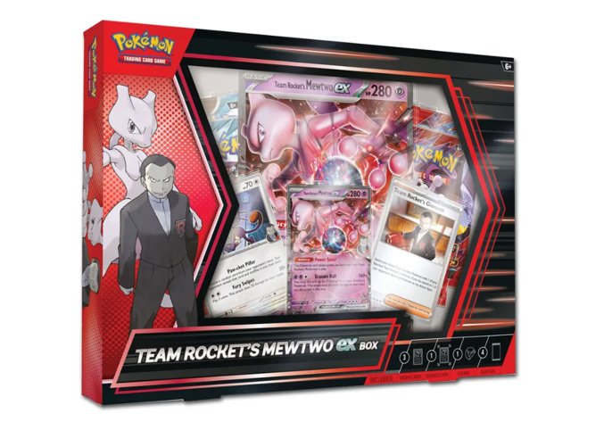 Pokémon - Team Rocket's Mewtwo EX Box EN