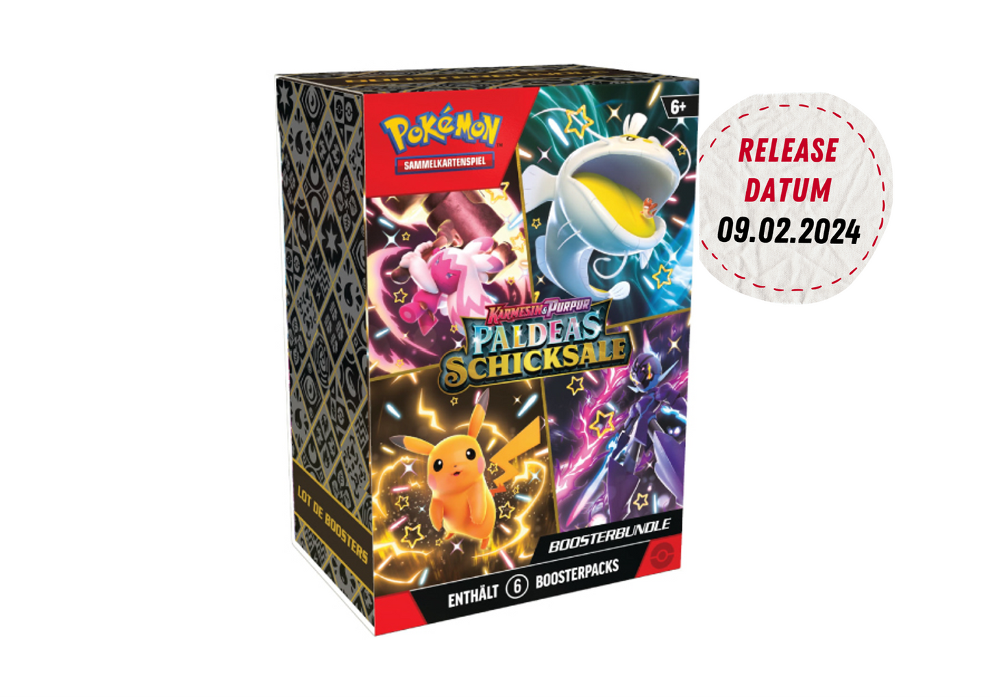 Pokémon - Paldeas Schicksale - 6 Booster Bundle SV4.5 DE