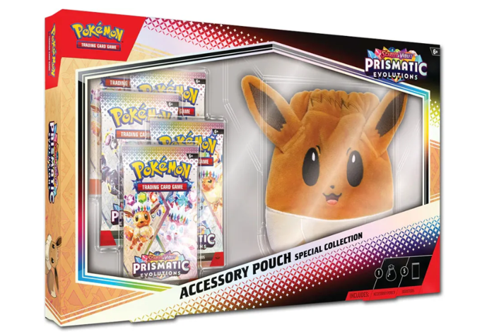 Pokémon Scarlet & Violet: Prismatic Evolutions Accessory Pouch Special Collection EN