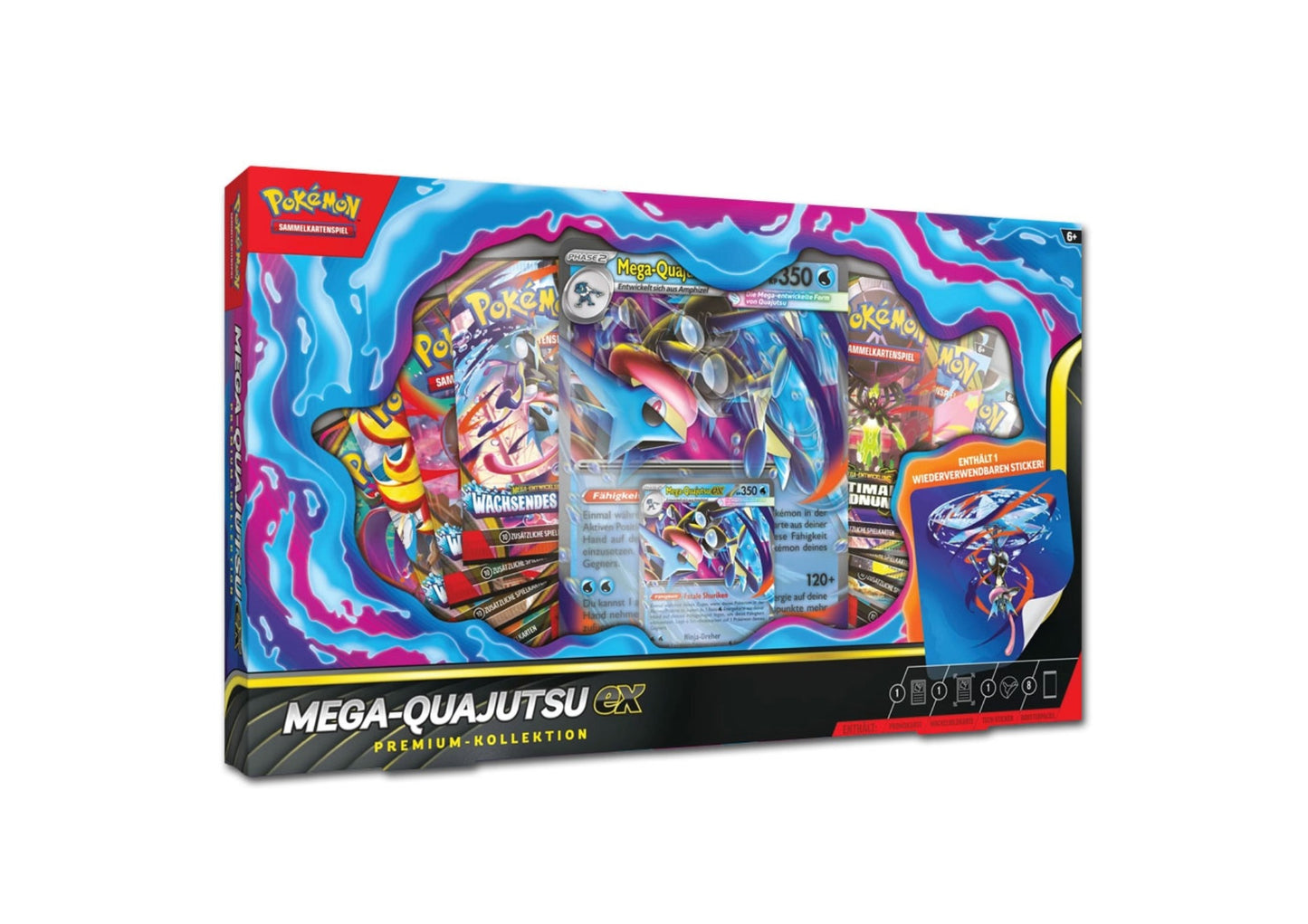 Pokémon - Mega-Quajutsu ex Premium-Kollektion DE