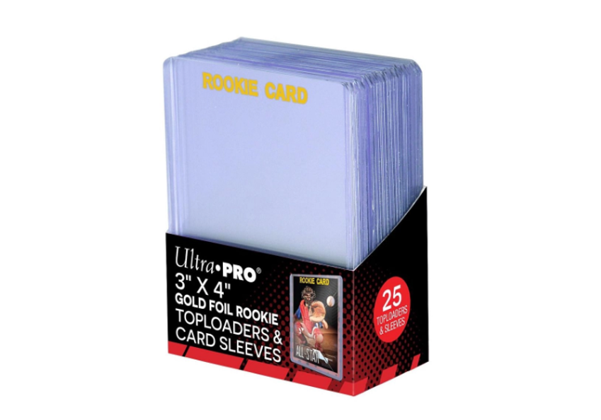 Ultra Pro - Toploader & Sleeves Rookie 3 x 4 Inch (25 Stück)