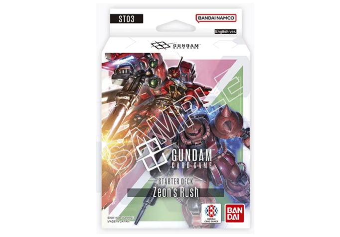 Gundam Card Game - Starter Deck - Zeon's Rush ST03 EN