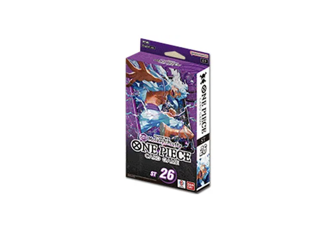 One Piece - ST26 - PURPLE/BLACK Monkey.D.Luffy Starter Deck EN
