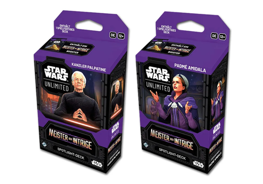 Star Wars: Unlimited - Meister der Intrige - Spotlight Starter Deck Set (2 Decks) DE