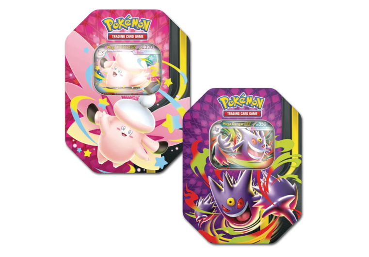 Pokémon - Summer EX Tin-Box - Mega Clefable EX, Mega Gengar EX (zufällige Auswahl) - EN