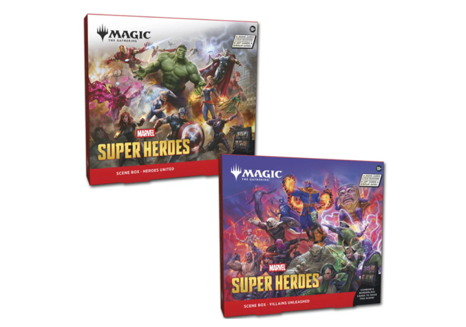 Magic The Gathering - Marvel Super Heroes - Scene Box EN (1 Stk. zufällig)