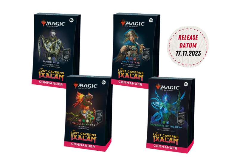 Magic the Gathering - The Lost Caverns of Ixalan - Commander Deck Set 4-Stück EN