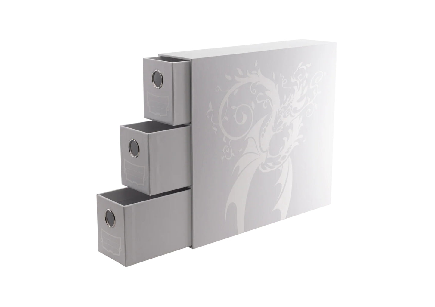 Dragon Shield – Fortress 3XL Card Drawers – Vertical – White