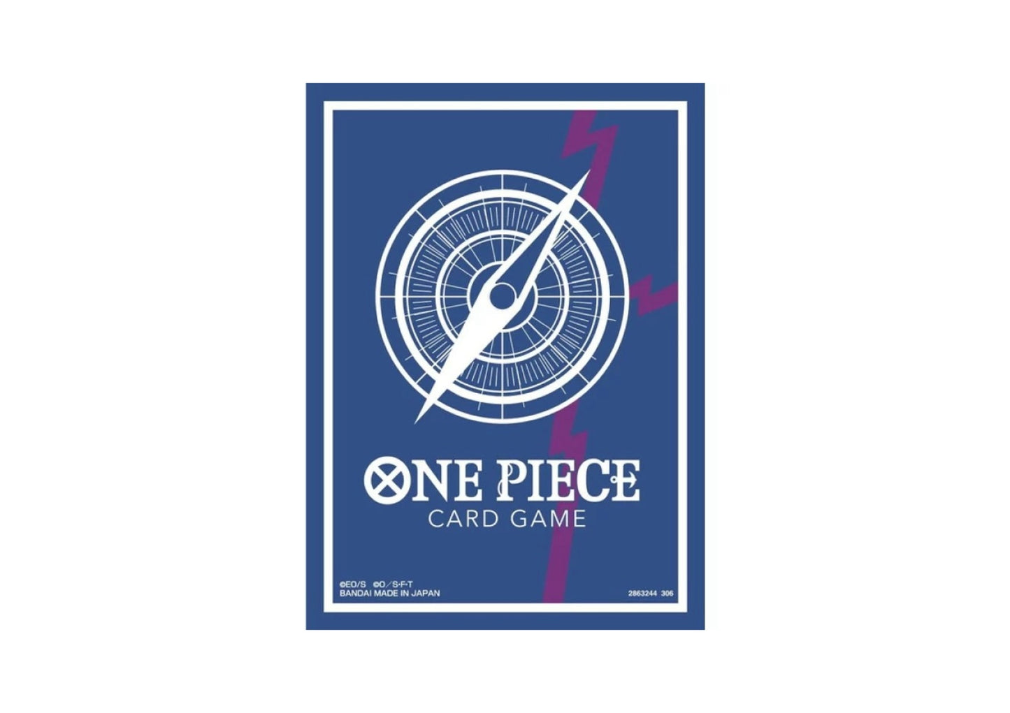 One Piece Card Game - Official Sleeves - Standard blue ver. Rocks.D.Xebec (70 Sleeves)
