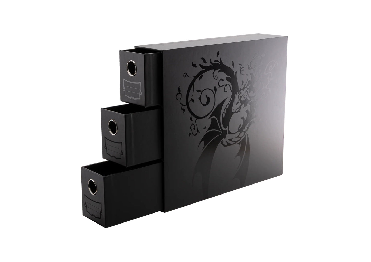 Dragon Shield – Fortress 3XL Card Drawers – Vertical – Black