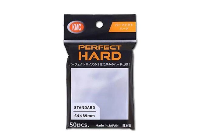 KMC Standard Sleeves - Perfect Hard - (50 Sleeves)