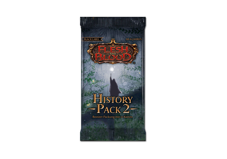 Flesh and Blood - History Pack 2 - Black Label Booster Pack EN