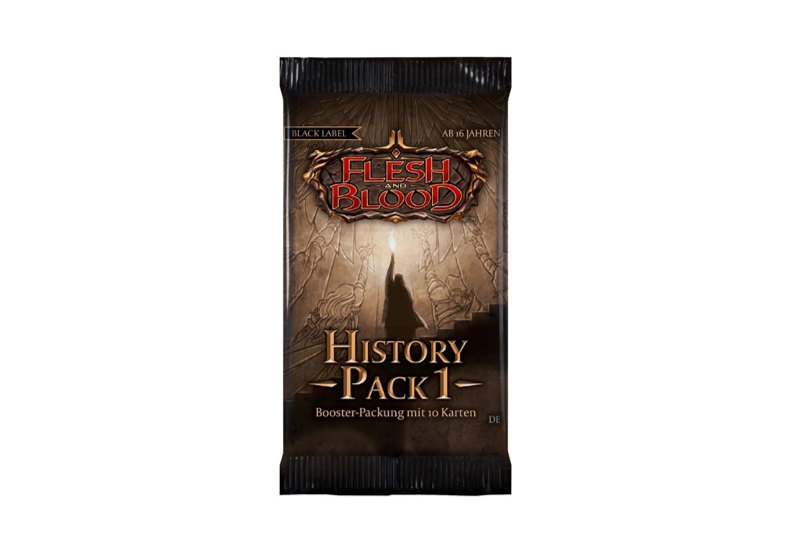 Flesh and Blood - History Pack 1 - Black Label Booster Pack EN