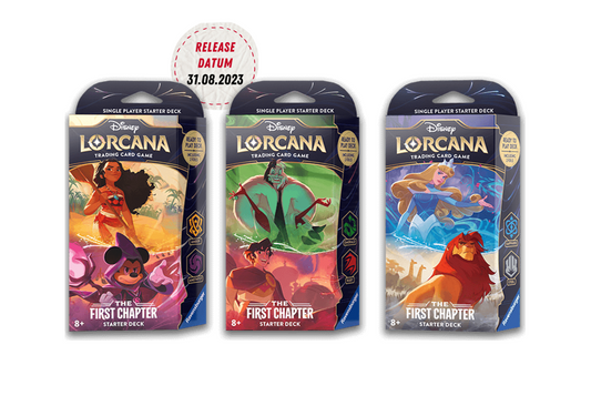 Disney Lorcana - The First Chapter -  Starterset (3 Decks) EN