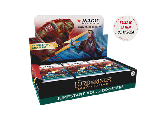 Magic the Gathering - The Lord of the Rings - Tales of Middle Earth - Jumpstart Vol.2 Booster Display (18 Packs) EN