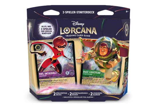 Disney Lorcana - Unbekannte Wildnis - 2-Spieler Starter Deck DE