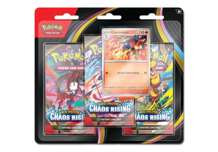Pokémon - Chaos Rising ME04 - 3-Pack Blister EN