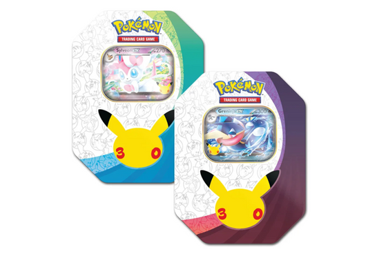Pokémon - 30th Celebration - EX Tin Box EN (1 Stk. zufällige Auswahl)