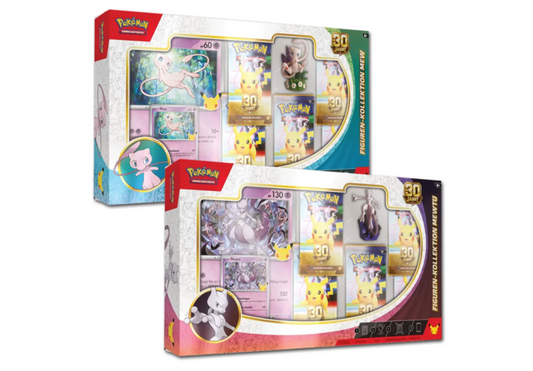 Pokémon - 30 Jahre - Figuren-Kollektion (Mew & Mewtu) -DE- (zufällige Auswahl)