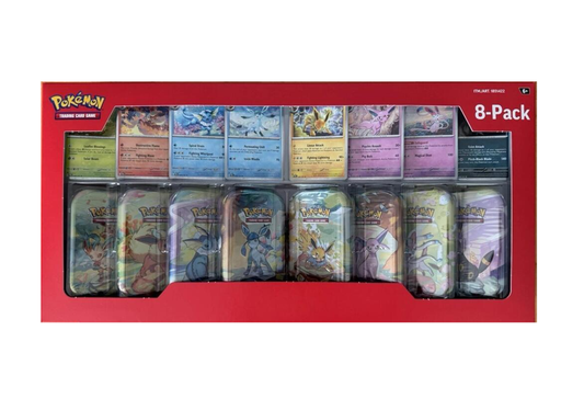 Pokémon - SV8.5 Prismatic Evolution - Costco 8-Pack Mini Tins - EN