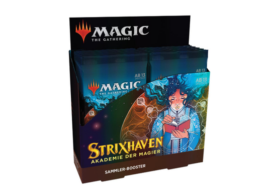 Magic the Gathering - Strixhaven Akademie der Magier - Sammler-Booster Display (12 Packs) DE