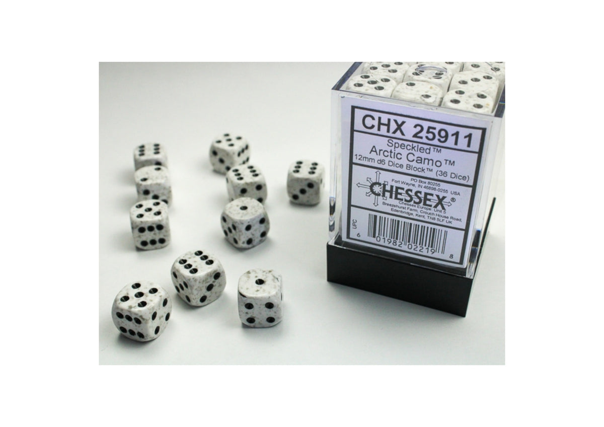 Chessex - 12mm d6 Dice Block (36 Würfel)